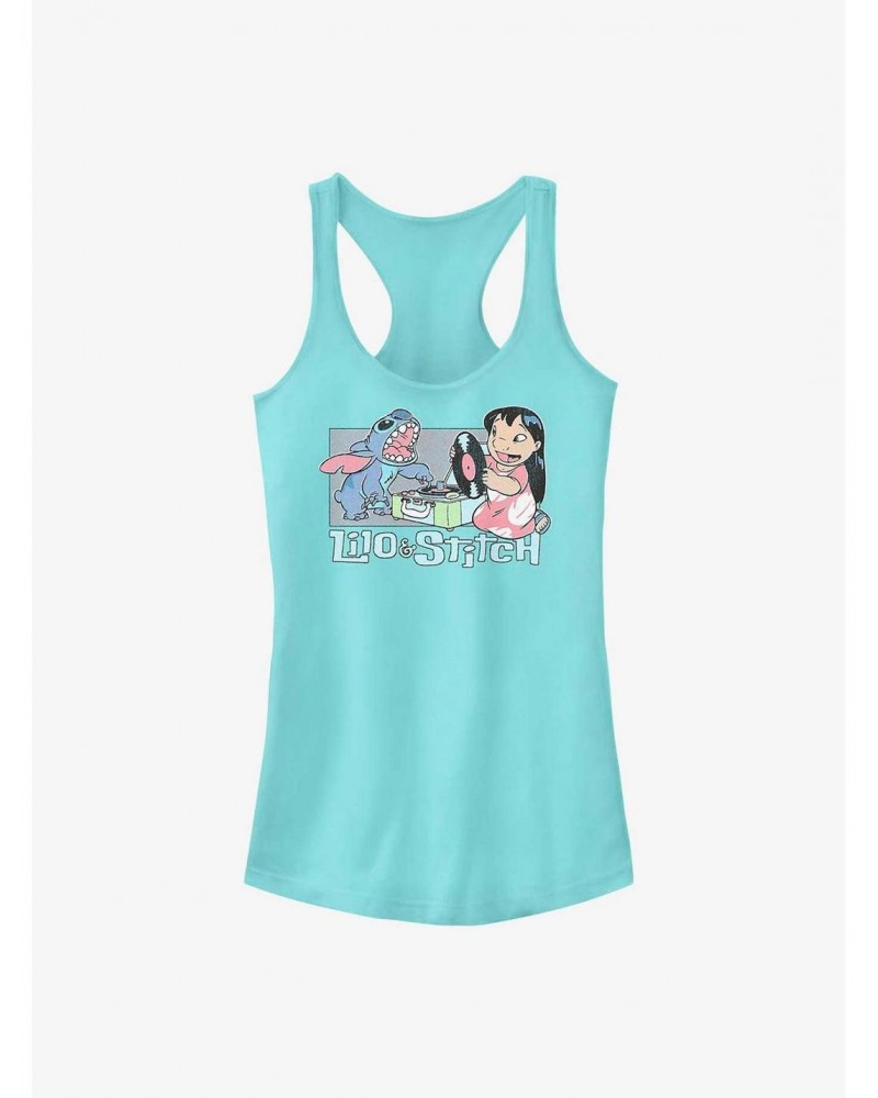 Disney Lilo & Stitch Duo Records Girls Tank $9.76 Tanks