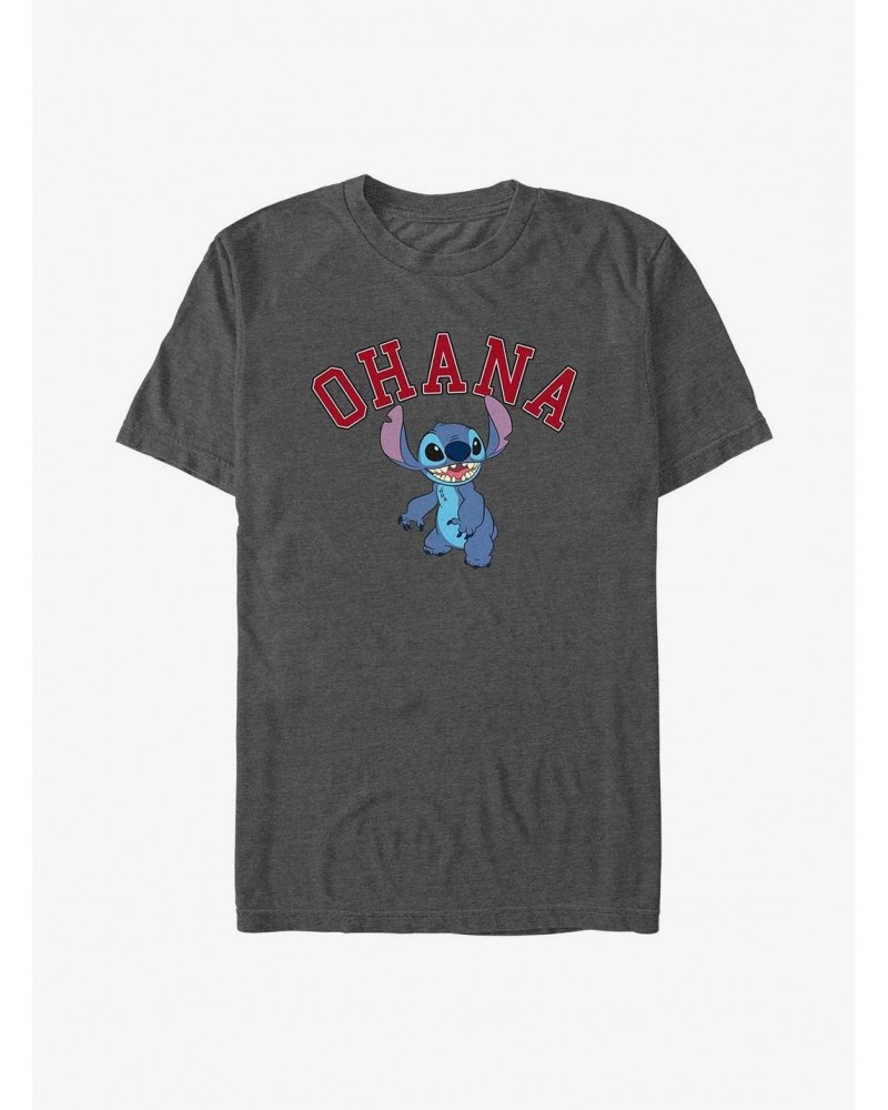 Disney Lilo & Stitch Ohana Collegiate T-Shirt $9.18 T-Shirts