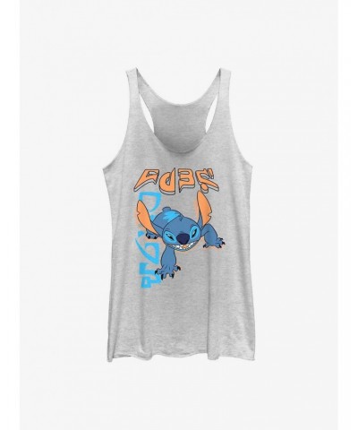 Dsny Lilo Stch Tiger Crawl Back Girls Raw Edge Tank $9.74 Tanks