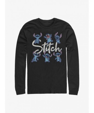 Disney Lilo & Stitch Poses Long-Sleeve T-Shirt $13.16 T-Shirts