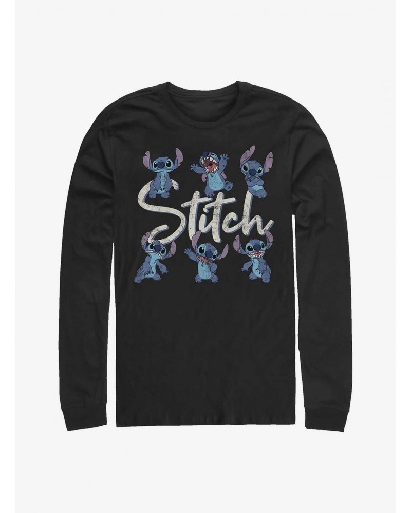 Disney Lilo & Stitch Poses Long-Sleeve T-Shirt $13.16 T-Shirts