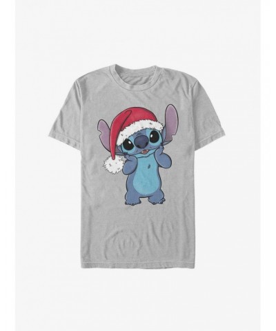 Disney Lilo & Stitch Santa Hat Cutie Extra Soft T-Shirt $8.37 T-Shirts