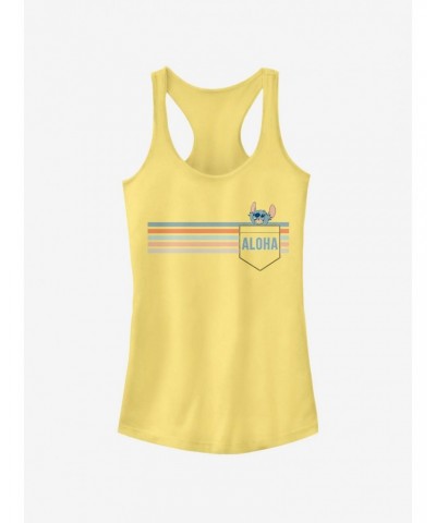 Disney Lilo & Stitch Stitch Aloha Girls Tank $7.77 Tanks