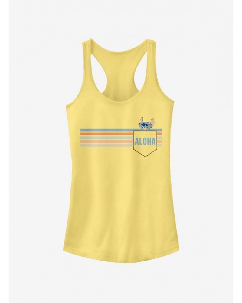 Disney Lilo & Stitch Stitch Aloha Girls Tank $7.77 Tanks