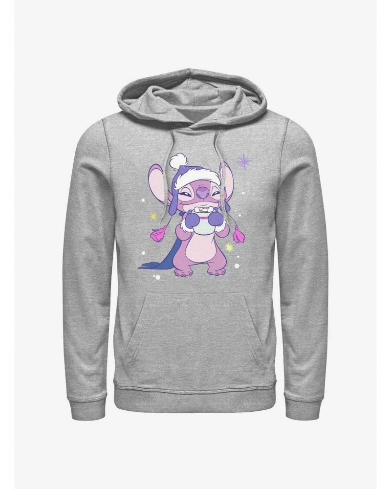 Disney Lilo & Stitch Cozy Angel Hot Cocoa Hoodie $14.73 Hoodies