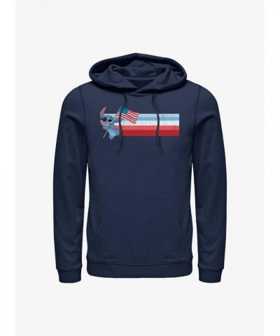 Disney Lilo & Stitch Patriotic Stitch Hoodie $15.45 Hoodies