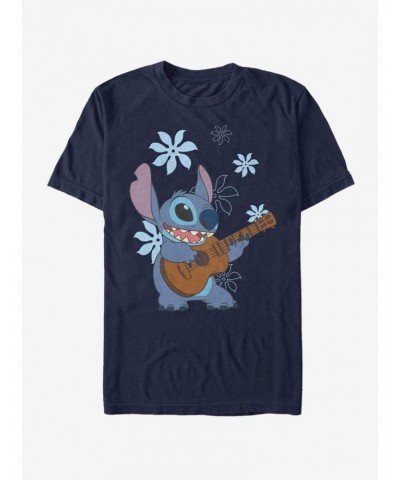 Disney Lilo & Stitch Stitch Flowers T-Shirt $6.88 T-Shirts