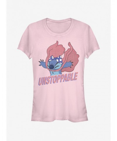 Disney Lilo & Stitch Unstoppable Stitch Girls T-Shirt $6.18 T-Shirts