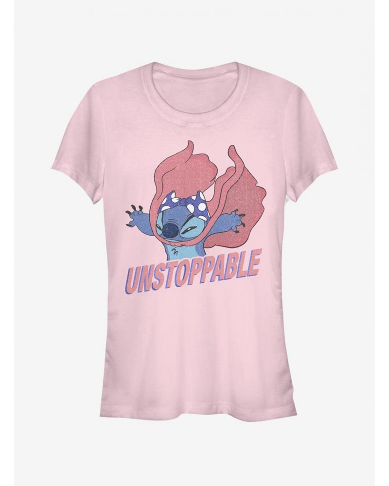 Disney Lilo & Stitch Unstoppable Stitch Girls T-Shirt $6.18 T-Shirts