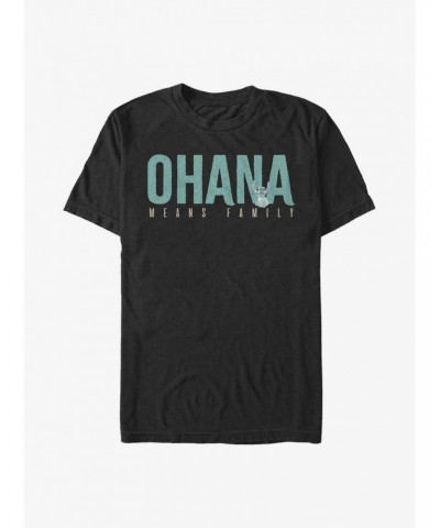 Disney Lilo & Stitch Ohana Bold T-Shirt $7.84 T-Shirts