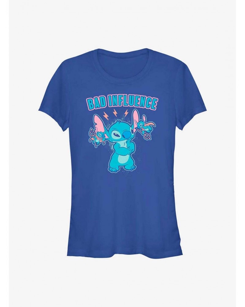 Dsny Lilo Stch Dis Stitch Devils Girls T-Shirt $7.97 T-Shirts