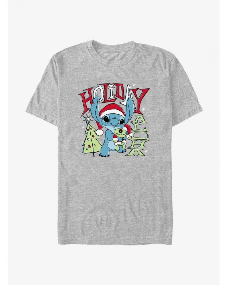 Disney Lilo & Stitch Holiday Aloha T-Shirt $7.65 T-Shirts