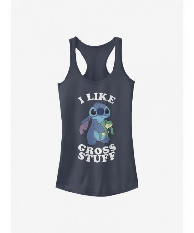 Disney Lilo & Stitch I Like Gross Stuff Stitch Girls Tank $9.76 Tanks