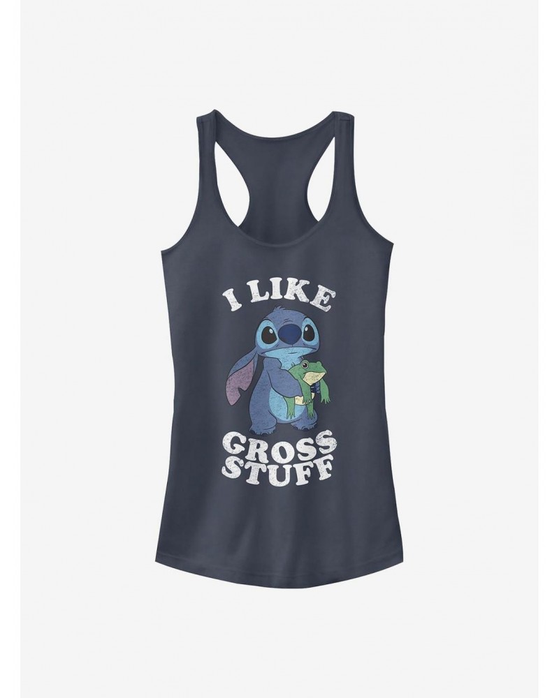 Disney Lilo & Stitch I Like Gross Stuff Stitch Girls Tank $9.76 Tanks