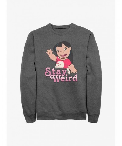 Disney Lilo & Stitch Stay Weird Lilo Sweatshirt $12.99 Sweatshirts