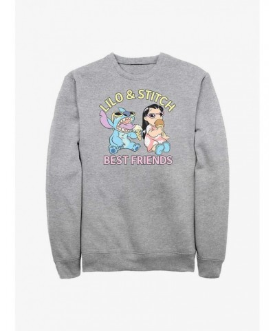 Disney Lilo & Stitch Best Friends Crew Sweatshirt $9.15 Sweatshirts