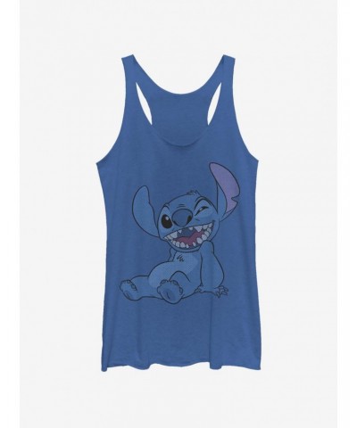 Disney Lilo & Stitch Half Tone Stitch Girls Tank $9.12 Tanks