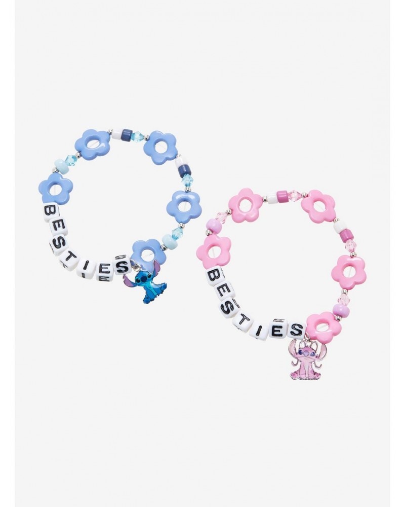 Disney Lilo & Stitch Angel & Stitch Best Friend Beaded Bracelet Set $5.00 Bracelet Set