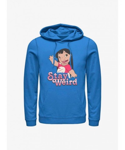 Disney Lilo & Stitch Stay Weird Lilo Hoodie $17.96 Hoodies