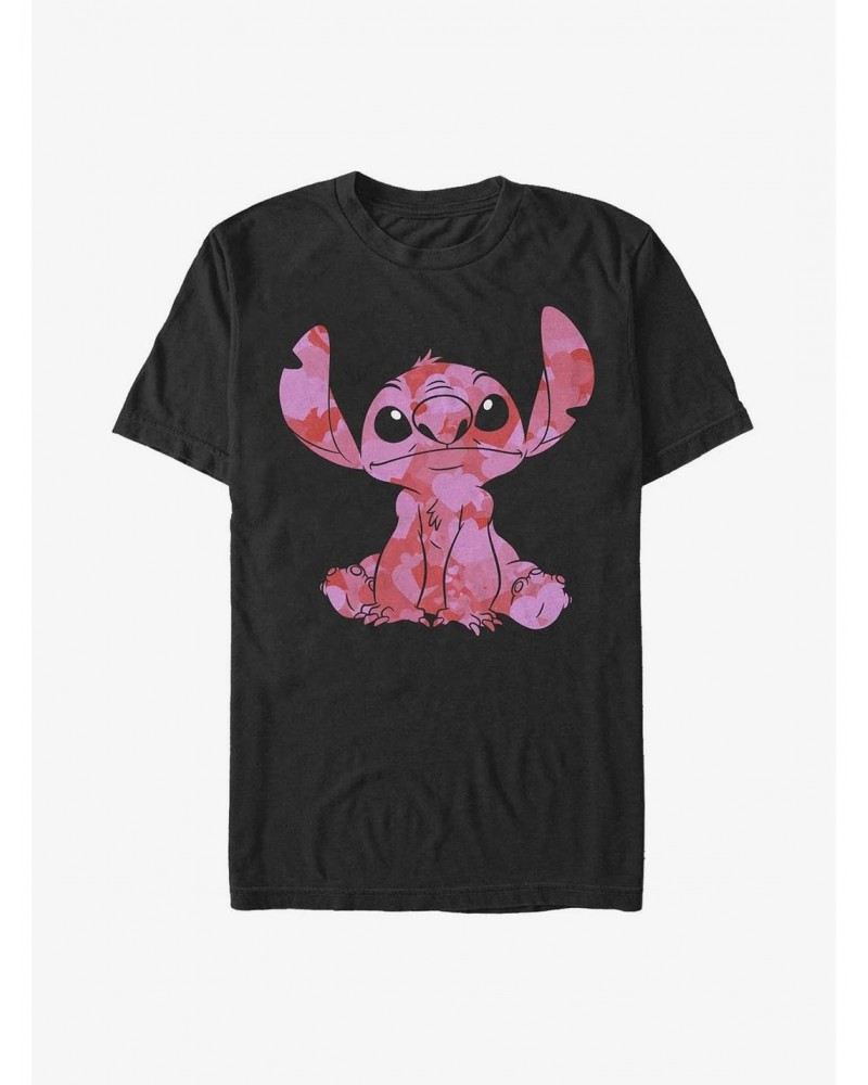 Disney Lilo & Stitch Heart Fill T-Shirt $8.03 T-Shirts