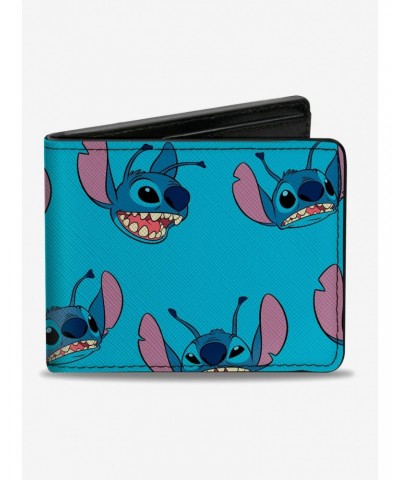 Disney Lilo & Stitch Stitch Scattered Bifold Wallet $6.27 Wallets