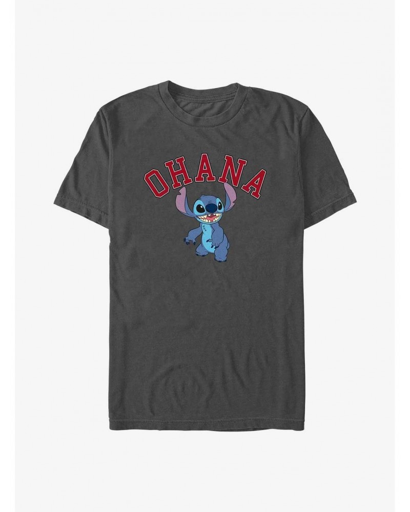 Disney Lilo & Stitch Ohana Collegiate T-Shirt $8.03 T-Shirts