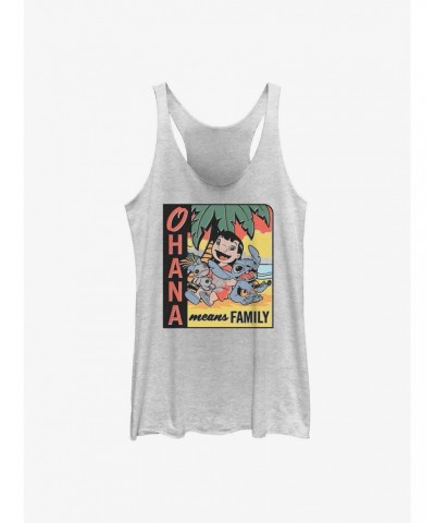 Disney Lilo & Stitch Ohana Means Family Beach Girls Tank $8.50 Tanks