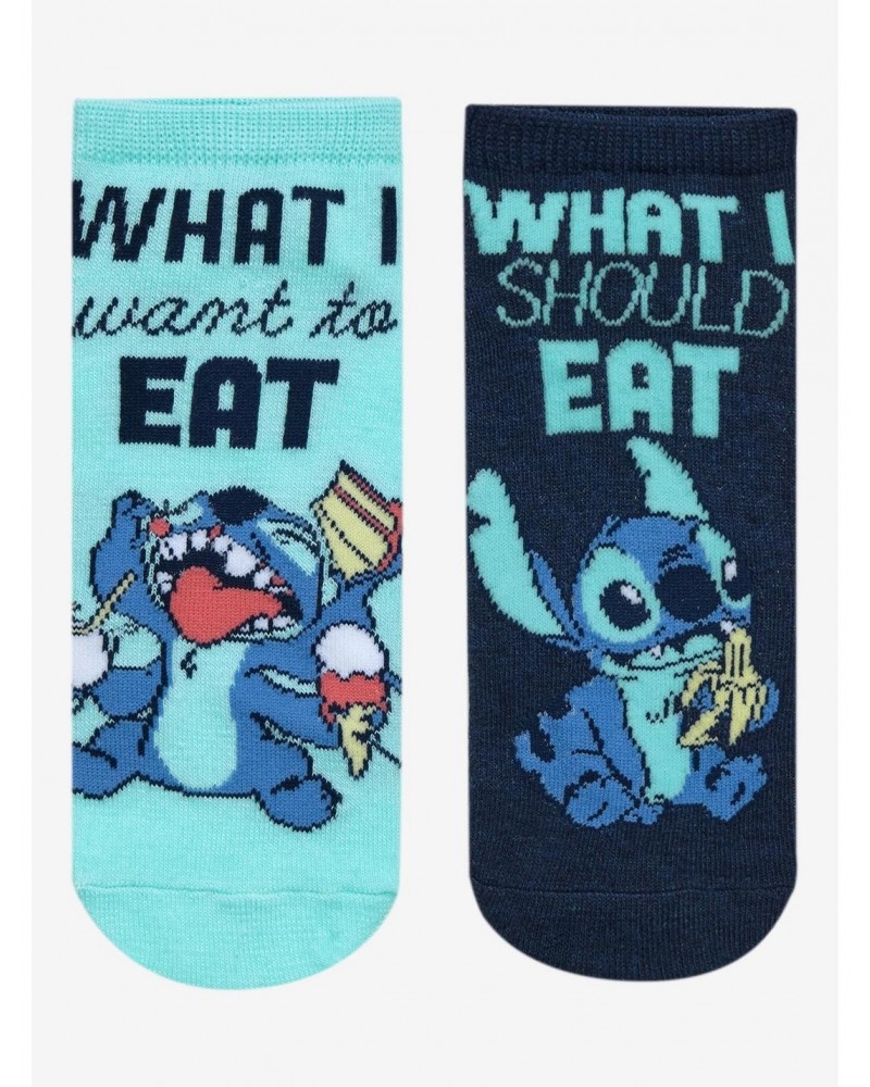 Disney Lilo & Stitch Snacks No-Show Socks $1.92 Socks