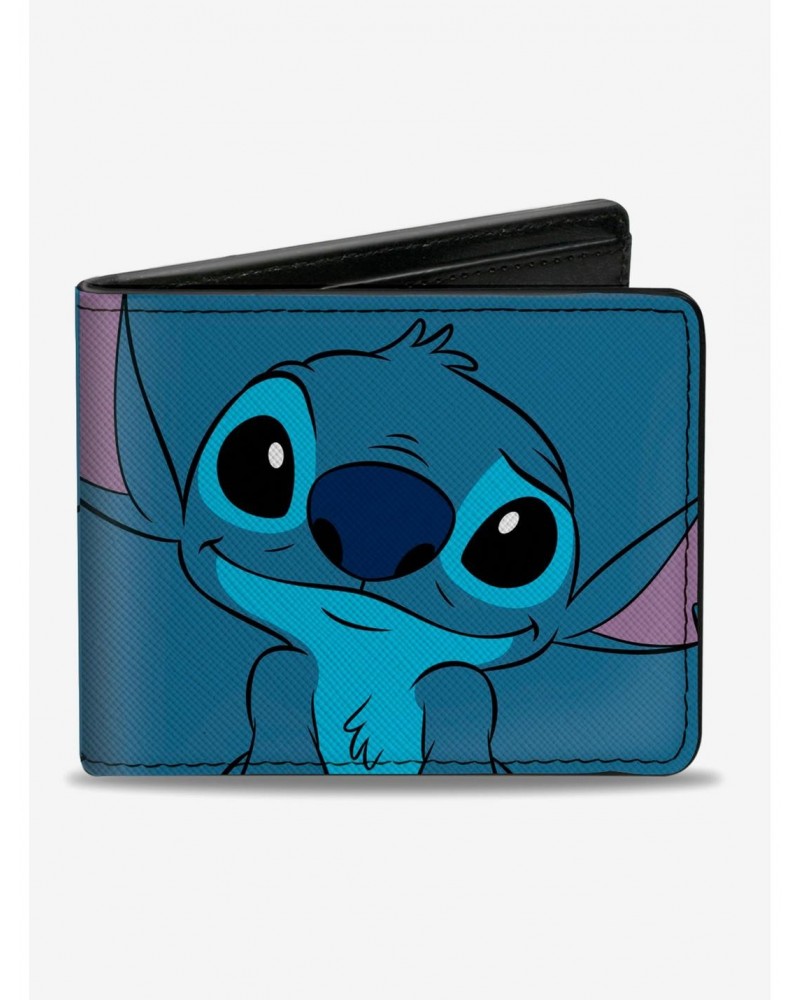 Disney Lilo & Stitch Stitch Close Up Bifold Wallet $10.24 Wallets