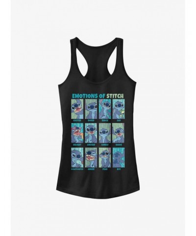 Disney Lilo & Stitch Emotions Of Stitch Girls Tank $8.37 Tanks