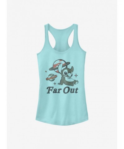 Disney Lilo & Stitch Far Out Stitch Girls Tank $8.96 Tanks