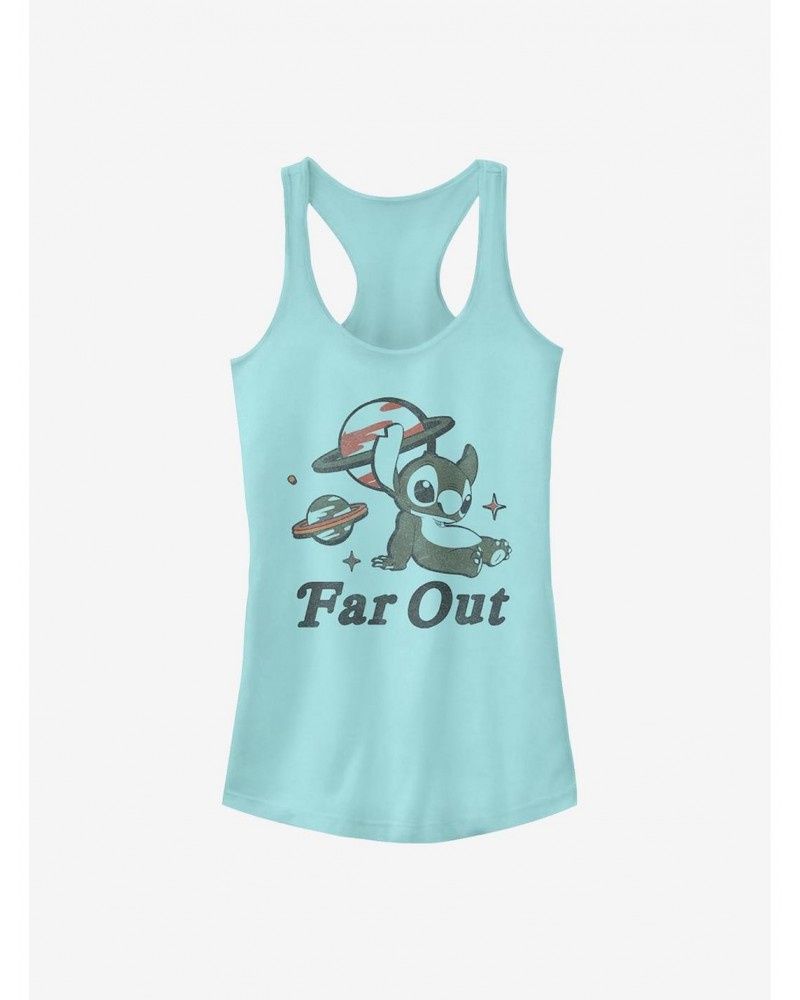 Disney Lilo & Stitch Far Out Stitch Girls Tank $8.96 Tanks