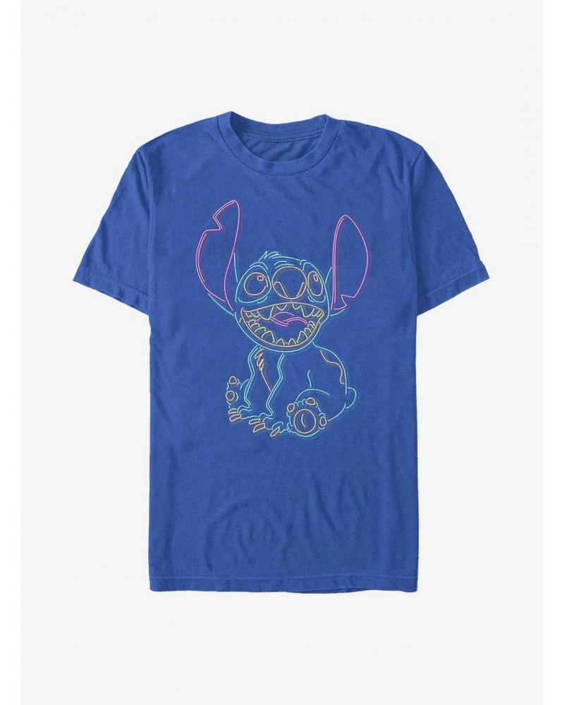 Disney Lilo & Stitch Neon Stitch T-Shirt $9.56 T-Shirts