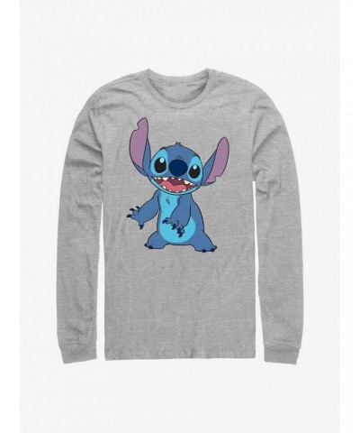 Disney Lilo & Stitch Smile Pose Long-Sleeve T-Shirt $11.58 T-Shirts