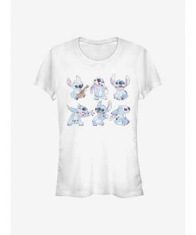 Disney Lilo & Stich Watercolor Girls T-Shirt $8.57 T-Shirts