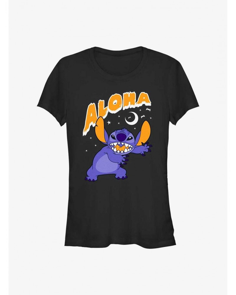 Disney Lilo & Stitch Spooky Aloha Girls T-Shirt $7.17 T-Shirts