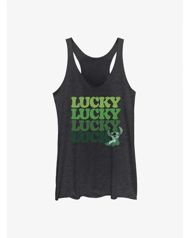 Disney Lilo & Stitch Lucky Stitch Stack Girls Tank $9.95 Tanks