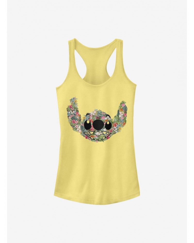 Disney Lilo & Stitch Floral Girls Tank $6.57 Tanks