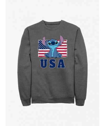 Disney Lilo & Stitch America Sweatshirt $10.04 Sweatshirts