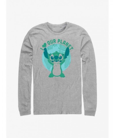 Disney Lilo & Stitch Love Our Planet Long Sleeve T-Shirt $9.48 T-Shirts