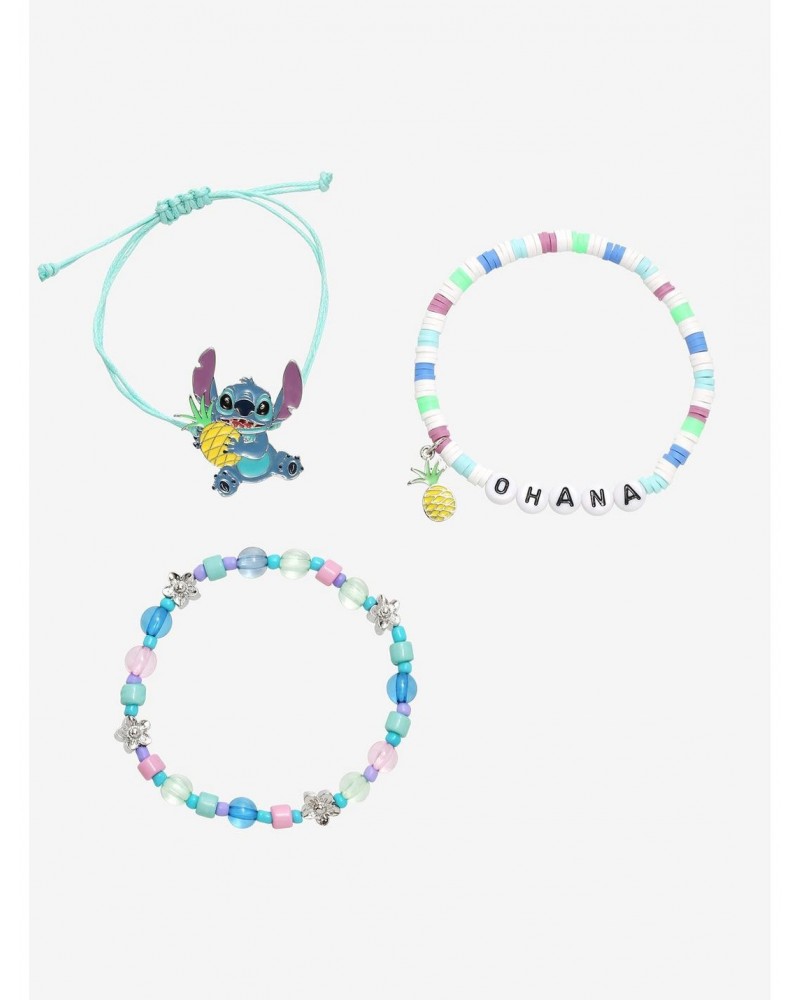 Disney Lilo & Stitch Tropical Pineapple Bracelet Set $5.55 Bracelet Set