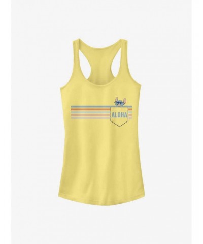 Disney Lilo & Stitch Aloha Badge Girls Tank $8.76 Tanks