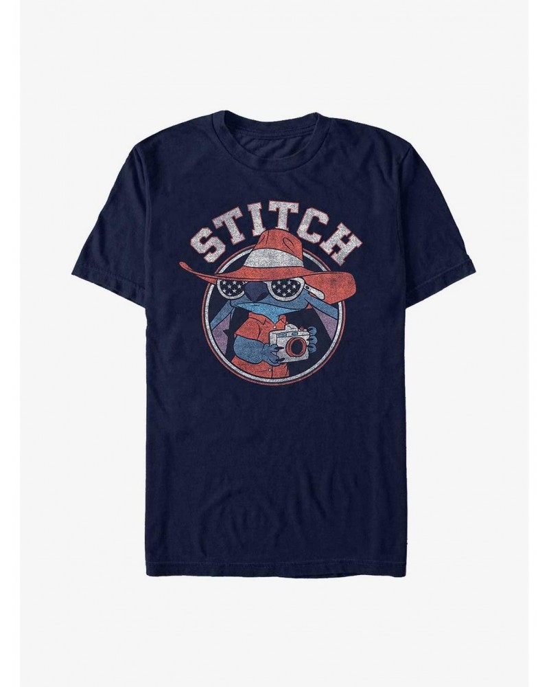 Disney Lilo & Stitch Tourist Stitch T-Shirt $9.18 T-Shirts