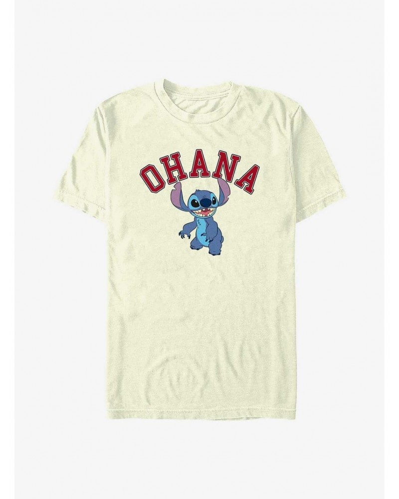 Disney Lilo & Stitch Ohana Collegiate T-Shirt $7.46 T-Shirts