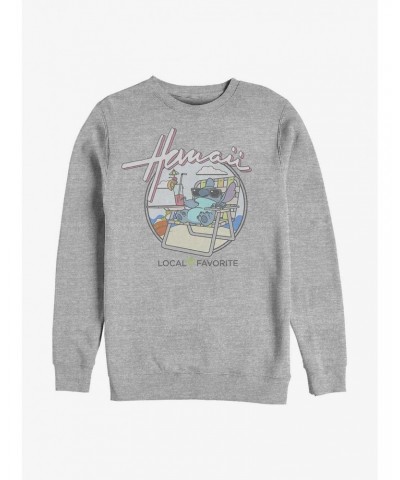 Disney Lilo & Stitch Hawaii Local Favorite Crew Sweatshirt $14.46 Sweatshirts