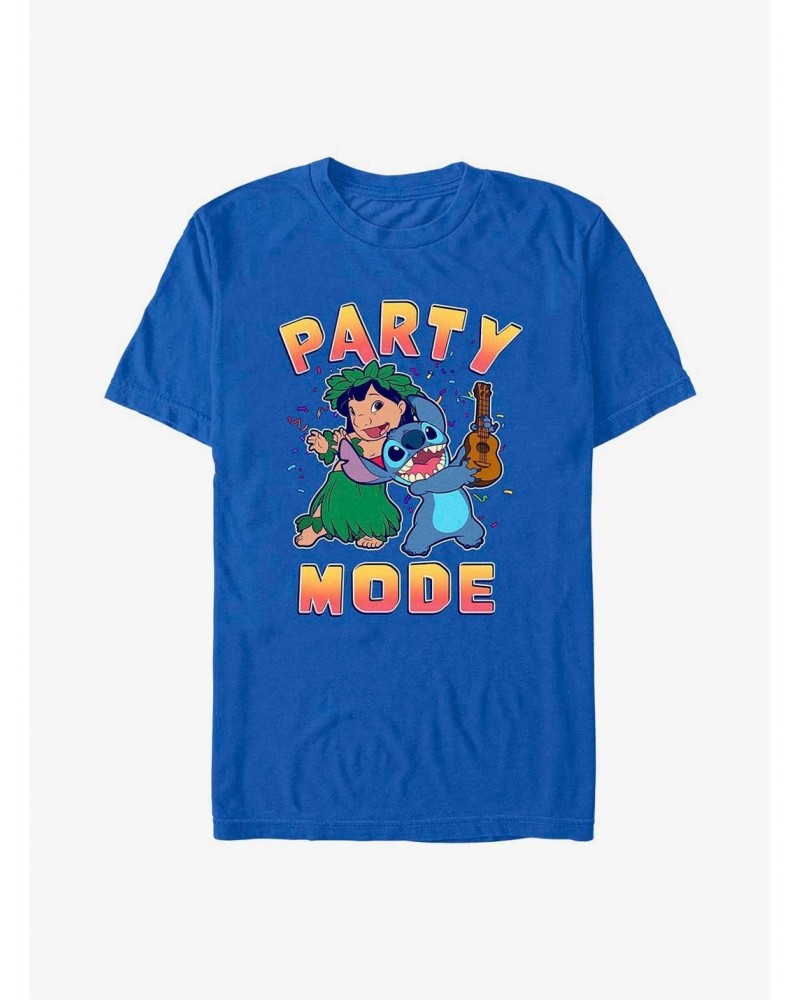 Disney Lilo & Stitch Party Mode T-Shirt $8.41 T-Shirts