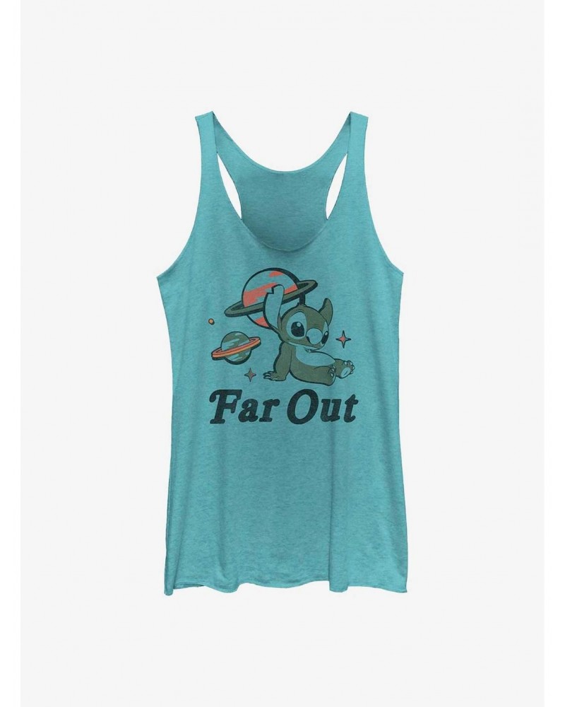 Disney Lilo & Stitch Far Out Stitch Girls Tank $8.91 Tanks