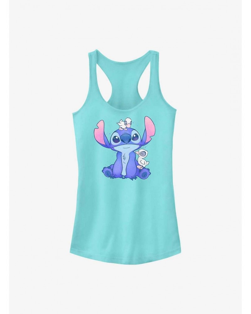 Disney Lilo & Stitch Cute Ducks Girls Tank $7.77 Tanks