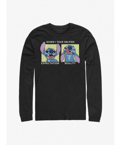 Disney Lilo & Stitch Selfie Long-Sleeve T-Shirt $11.05 T-Shirts