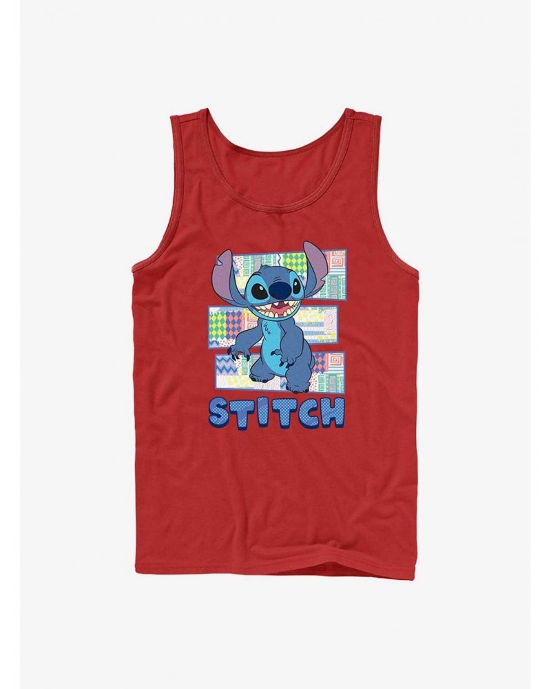 Disney Lilo & Stitch Pattern Stitch Tank $5.98 Tanks